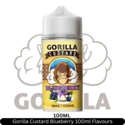 Gorilla Custard Blueberry 100ml Flavours
