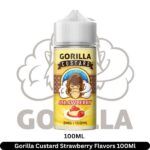 Gorilla Custard Strawberry Flavors 100Ml