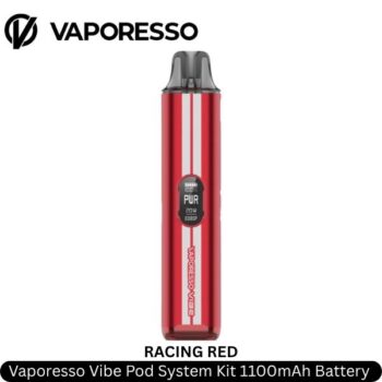 Vaporesso Vibe Pod System Kit Racing Red 1100mAh Battery 