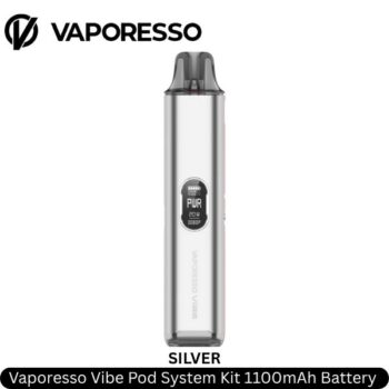 Vaporesso Vibe Pod System Kit Silver 1100mAh Battery 
