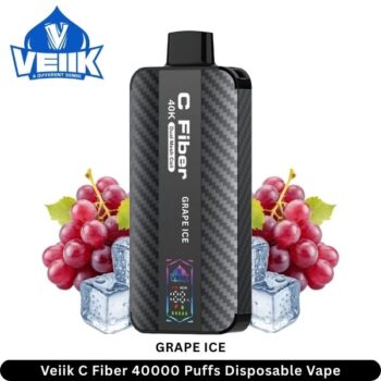 Disposable Vape Veiik Grape Ice 40k