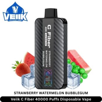 Disposable Vape Veiik Strawberry Watermelon Bubblegum 40k