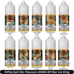Elfliq Salt Nic Flavours 30Mg Elf Bar Ice King