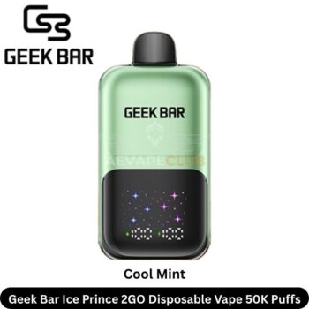 Geek Bar Ice Prince 2GO Cool Mint Disposable Vape 50K Puffs
