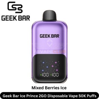 Geek Bar Ice Prince 2GO Mixed Berries Ice Disposable Vape 50K Puffs