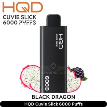 HQD Cuvie Slick Black Dragon 6000 Puffs