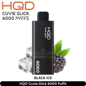 HQD Cuvie Slick Black Ice 6000 Puffs
