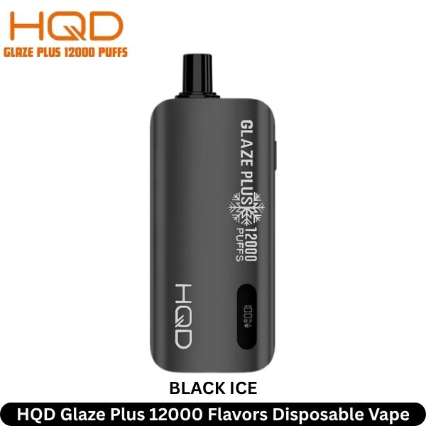 HQD Glaze Plus Black Ice 12000 Flavors Disposable Vape