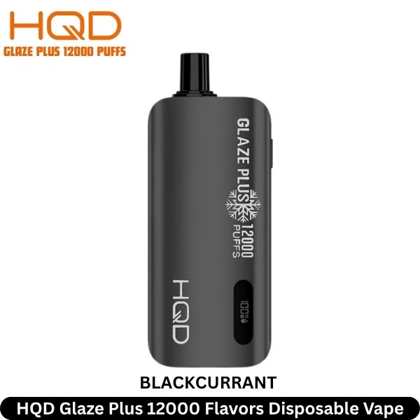 HQD Glaze Plus Blackcurrant 12000 Flavors Disposable Vape