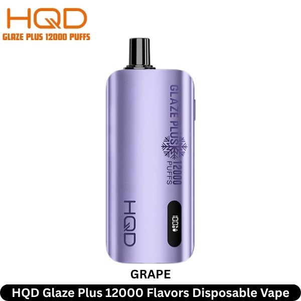 HQD Glaze Plus Grape 12000 Flavors Disposable Vape