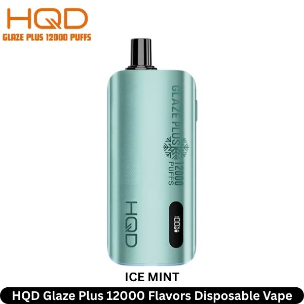 HQD Glaze Plus Ice Mint 12000 Flavors Disposable Vape