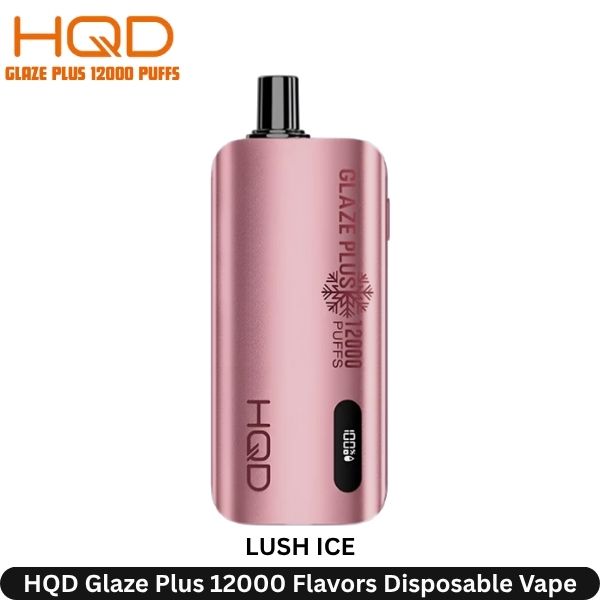 HQD Glaze Plus Lush Ice 12000 Flavors Disposable Vape