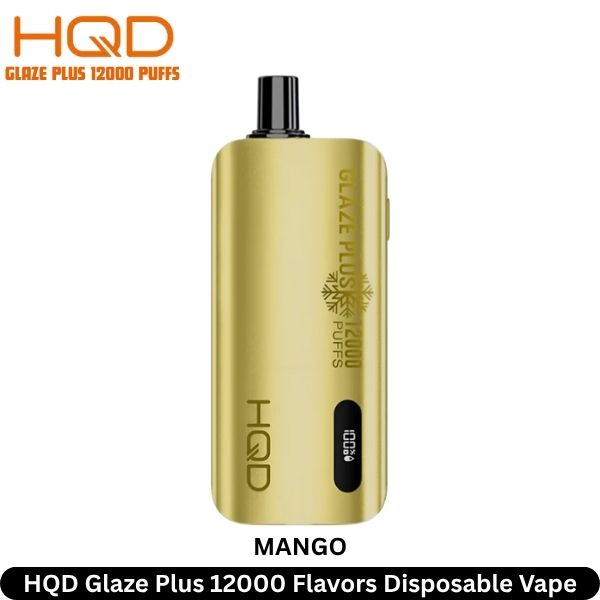 HQD Glaze Plus Mango 12000 Flavors Disposable Vape