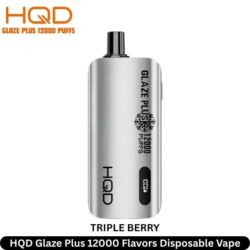 HQD Glaze Plus Triple Berry 12000 Flavors Disposable Vape