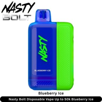 Nasty Bolt Disposable Vape Up to 50k Blueberry Ice
