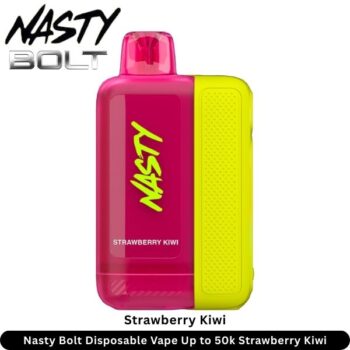 Nasty Bolt Disposable Vape Up to 50k Strawberry Kiwi