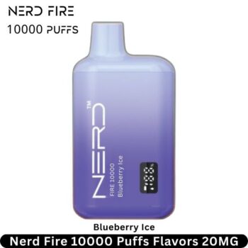 Nerd Fire 10000 Puffs Blueberry Ice Flavors 20MG
