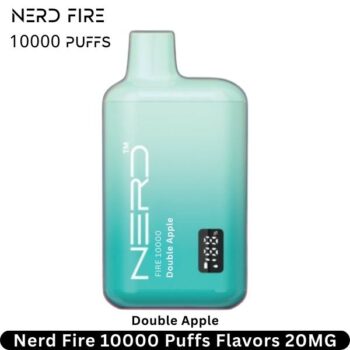 Nerd Fire 10000 Puffs Double Apple Flavors 20MG