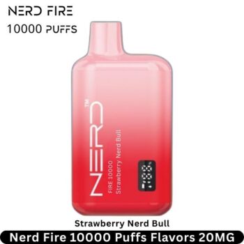 Nerd Fire 10000 Puffs Strawberry Nerd Bull Flavors 20MG