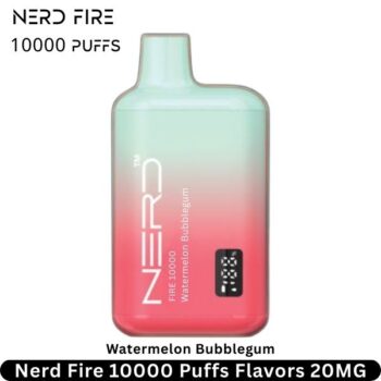 Nerd Fire 10000 Puffs Watermelon Bubblegum Flavors 20MG