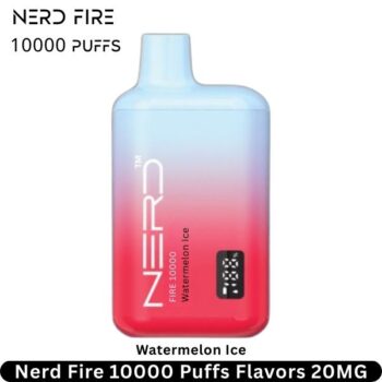 Nerd Fire 10000 Puffs Watermelon Ice Flavors 20MG