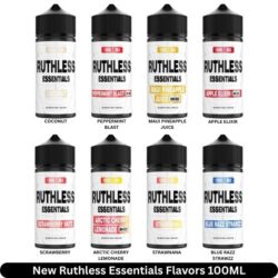 New Ruthless Essentials Flavors 100ML