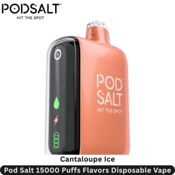 Pod Salt 15000 Puffs Flavors Cantaloupe Ice Disposable Vape