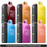 Pod Salt 15000 Puffs Flavors Disposable Vape