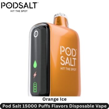 Pod Salt 15000 Puffs Flavors Orange Ice Disposable Vape