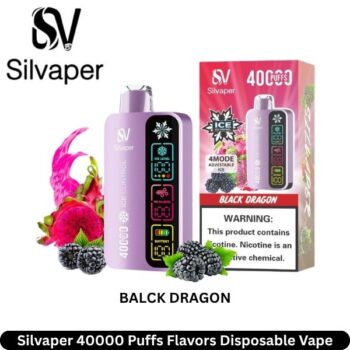 Silvaper 40000 Puffs Black Dragon Flavors Disposable Vape
