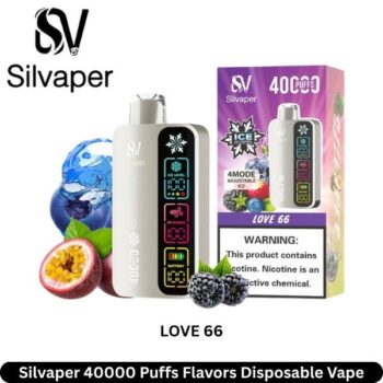 Silvaper 40000 Puffs Love 66 Flavors Disposable Vape