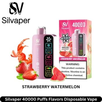 Silvaper 40000 Puffs Strawberry Watermelon Flavors Disposable Vape