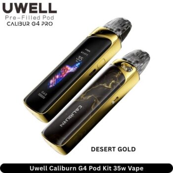Uwell Caliburn G4 Pod Kit 35w Vape Desert Gold