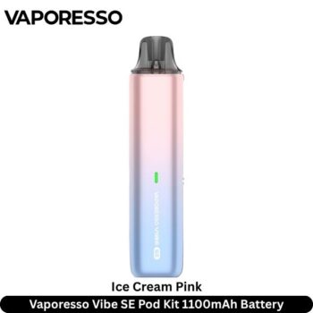 Vaporesso Vibe SE Pod Kit Ice Cream Pink 1100mAh Battery