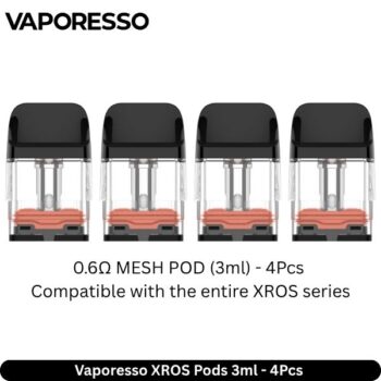Vaporesso XROS Pods 0.6Ω Mesh Pod 3ml - 4Pcs