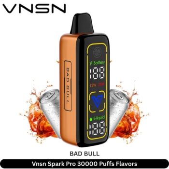 Vnsn Spark Pro 30000 Puffs Bad Bull Flavors