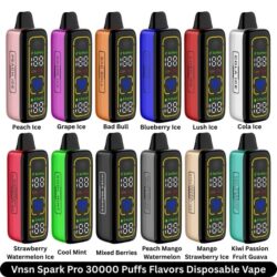Vnsn Spark Pro 30000 Puffs Flavors Disposable Vape