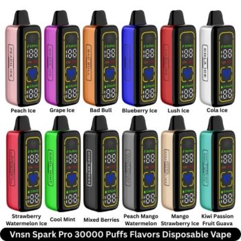Vnsn Spark Pro 30000 Puffs Flavors Disposable Vape