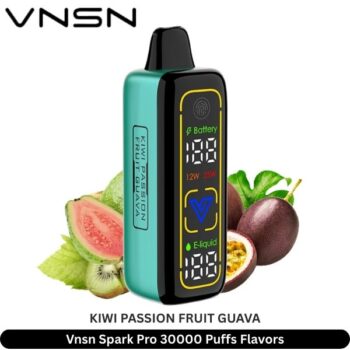 Vnsn Spark Pro 30000 Puffs Kiwi Passion Fruit Guava Flavors