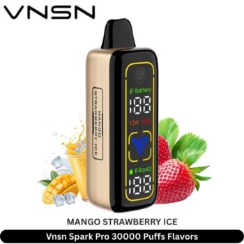 Vnsn Spark Pro 30000 Puffs Mango Strawberry Ice Flavors