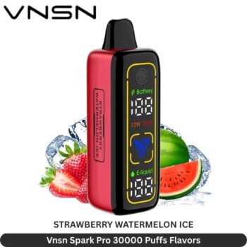 Vnsn Spark Pro 30000 Puffs Strawberry Watermelon Ice Flavors