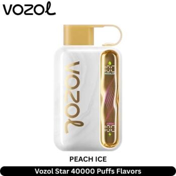 Vozol Star 40000 Puffs Peach Ice Flavors