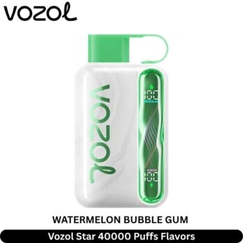 Vozol Star 40000 Puffs Watermelon Bubble Gum Flavors
