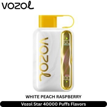 Vozol Star 40000 Puffs White Peach Raspberry Flavors