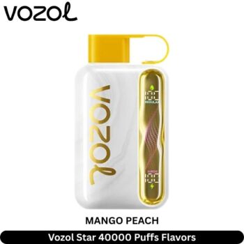 Vozol Star Mango Peach 40000 Puffs Flavors
