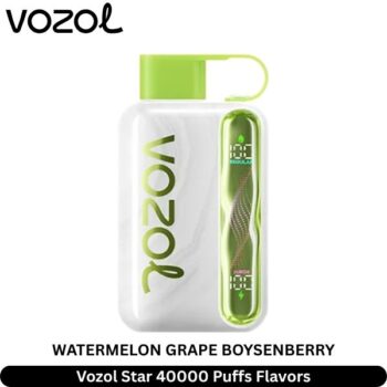 Vozol Star Watermelon Grape Boysenberry 40000 Puffs Flavors