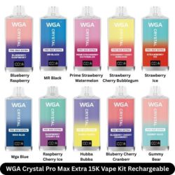 WGA Crystal Pro Max Extra 15K Vape Kit Rechargeable