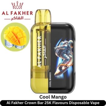 Al Fakher Crown Bar 25K Cool Mango Flavours Disposable Vape
