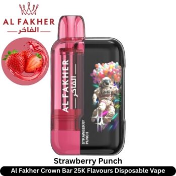 Al Fakher Crown Bar 25K Flavours Strawberry Punch Disposable