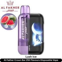 Al Fakher Crown Bar 25K Lush Ice Flavours Disposable